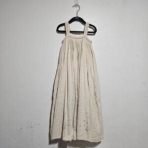 WDW Well Dressed Wolf Natural Josie Josephine Maxi dress 4T Toddlers Girls Beige